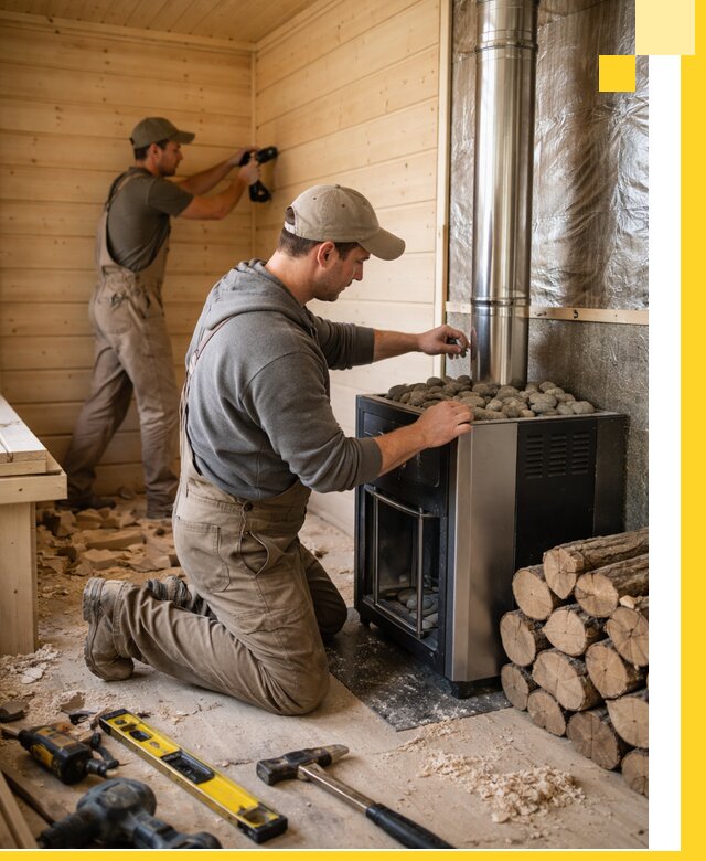 Строительство деревянных бань под ключ в Вятских Поляне проекты и монтаж