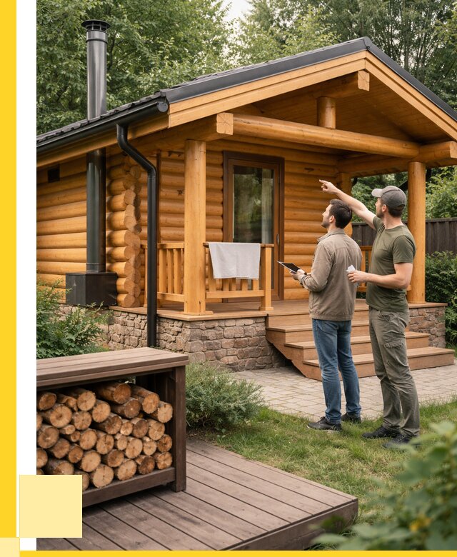 Бани для дачи под ключ в Вятских Поляне от 253750 р. | ЭриданВтс