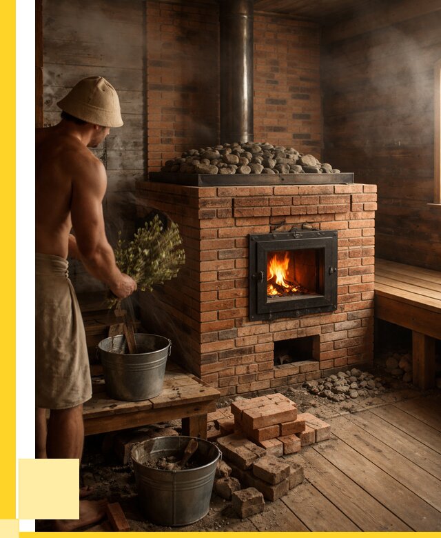 Кирпичные банные печи в Вятских Поляне от 91350 р. | ЭриданВтс