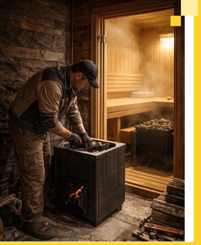 Строительство бани с сауной под ключ в Вятских Поляне от проекта до сдачи