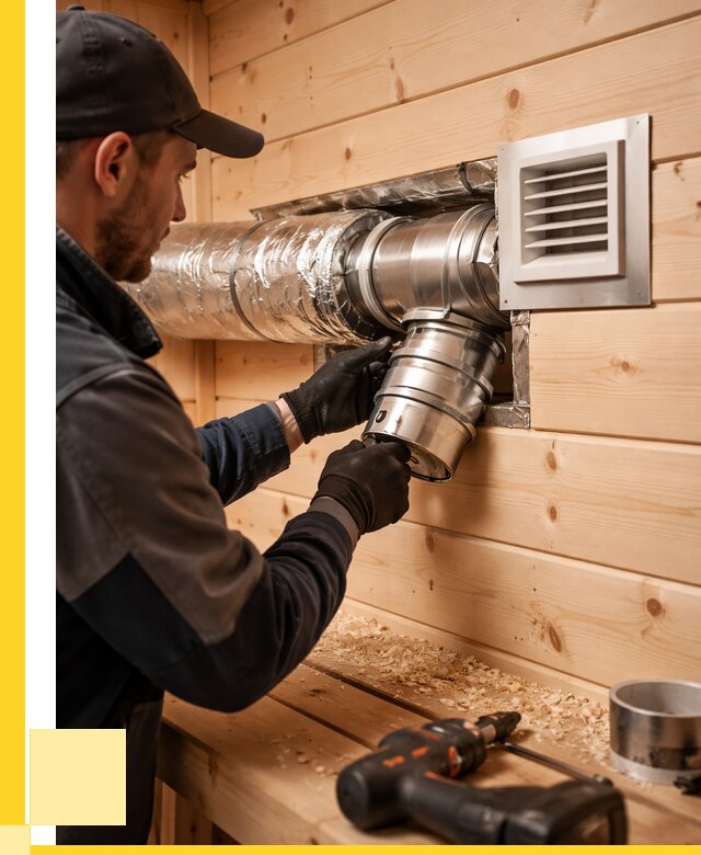 Монтаж вентиляции бани в Вятских Поляне от 12180 р. | ЭриданВтс