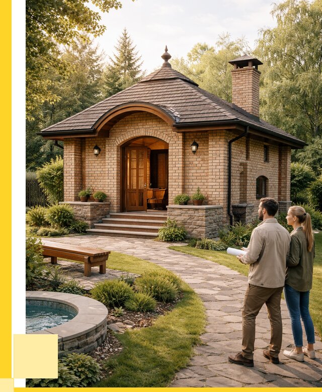 Проект кирпичной бани в Вятских Поляне от 30450 р. | ЭриданВтс