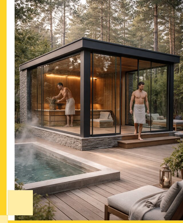 Стеклянные бани и двери в Вятских Поляне от 456750 р. | ЭриданВтс