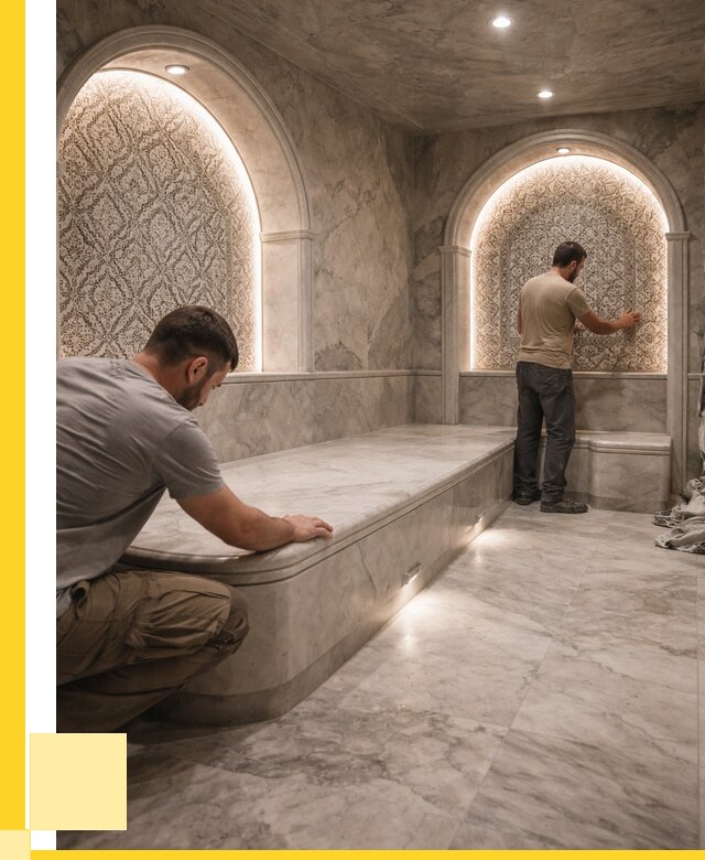 Турецкие бани под ключ в Вятских Поляне от 253750 р. | ЭриданВтс