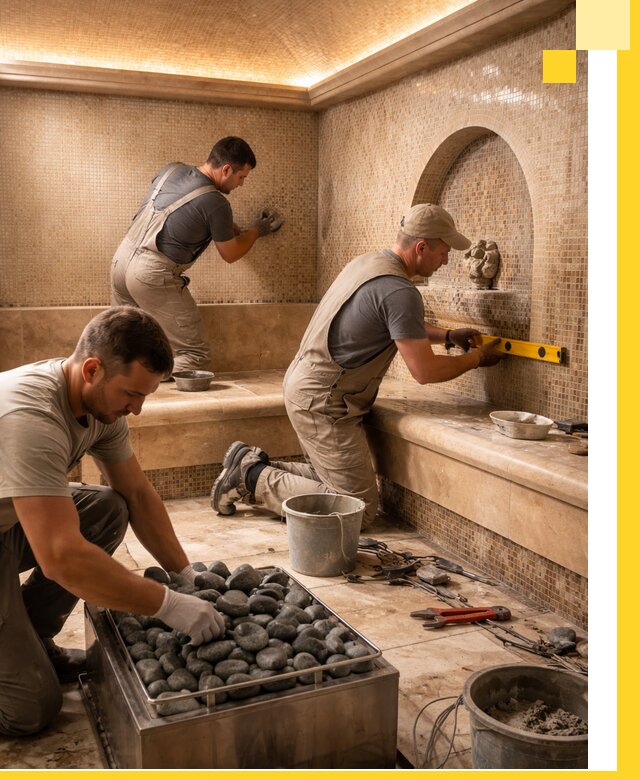 Проектирование и строительство хамама и сауны в Вятских Поляне