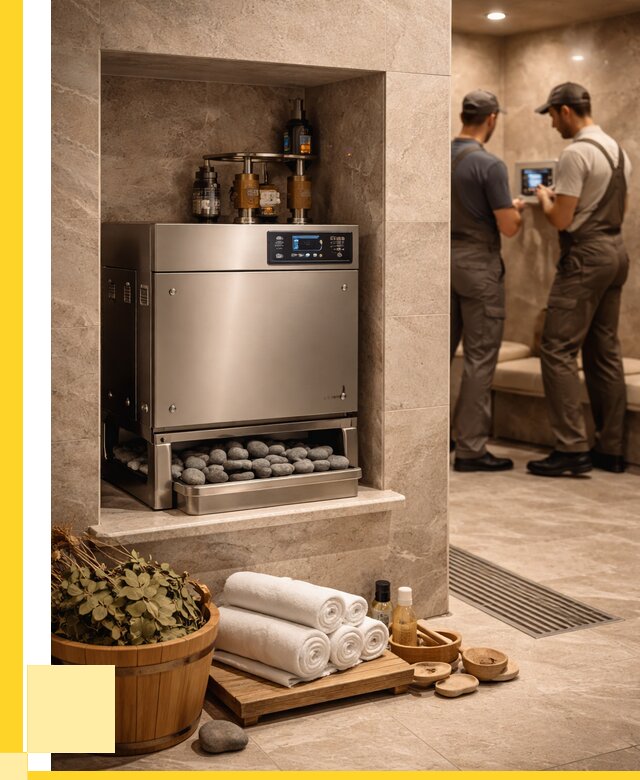 Парогенераторы для хамама в Вятских Поляне от 76125 р. | ЭриданВтс