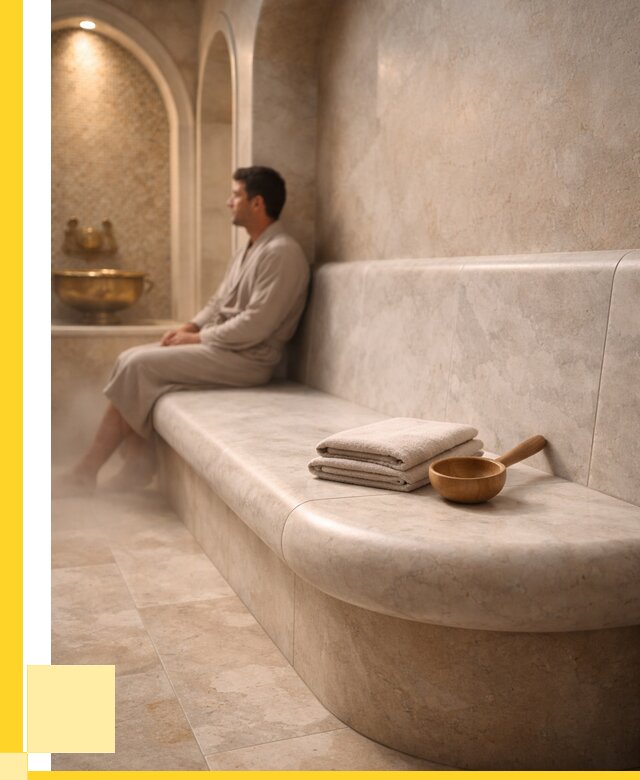 Сиденья для хамама в Вятских Поляне под ключ от 12180 р. | ЭриданВтс