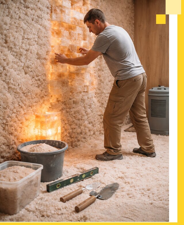 Проектирование и монтаж соляных комнат в Вятских Поляне под ключ