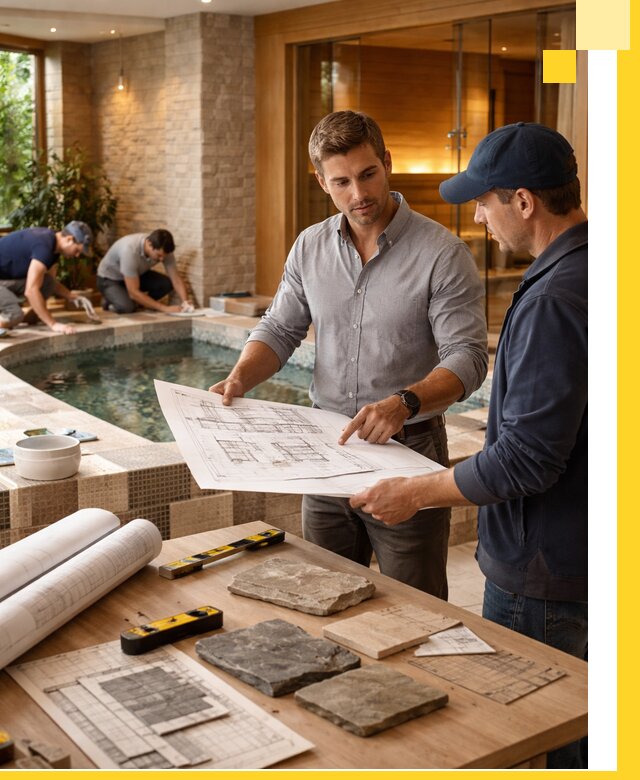 Проектирование SPA зон под ключ в Вятских Поляне с инженерией